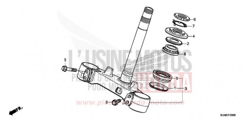 STEERING STEM VFR800XH de 2017